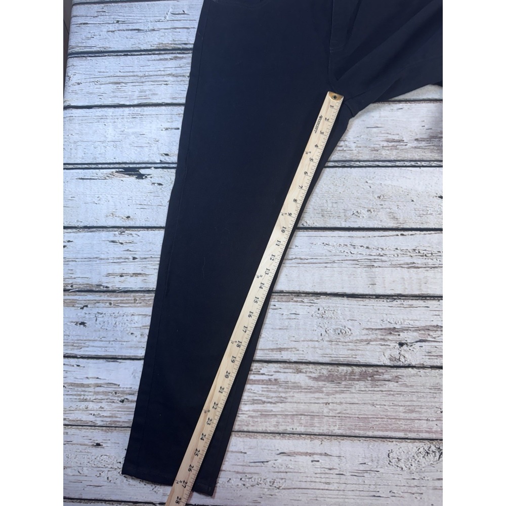 Nili Lotan x Target Womens Jeans Pants 10 Tapered Leg Ankle High Rise Black NWT - Picture 4 of 9